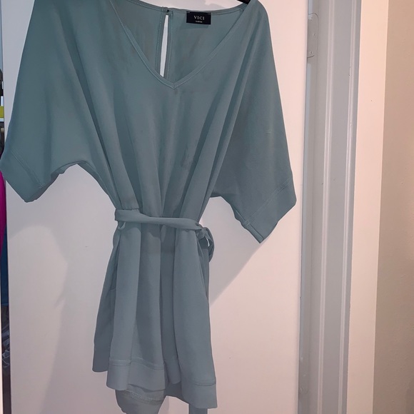 Vici Light blue romper - Picture 3 of 6